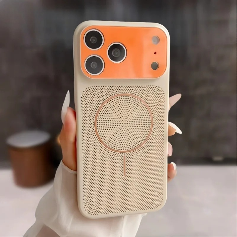 Heat Dissipation Mesh Breathable Case - غطاء مغناطيسي لتبديد الحرارة بألوان مميزة