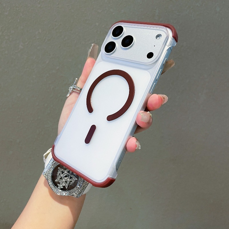 Ultra Thin Frameless Phone Cover - غطاء هاتف فاخر شبه مغلف بدون