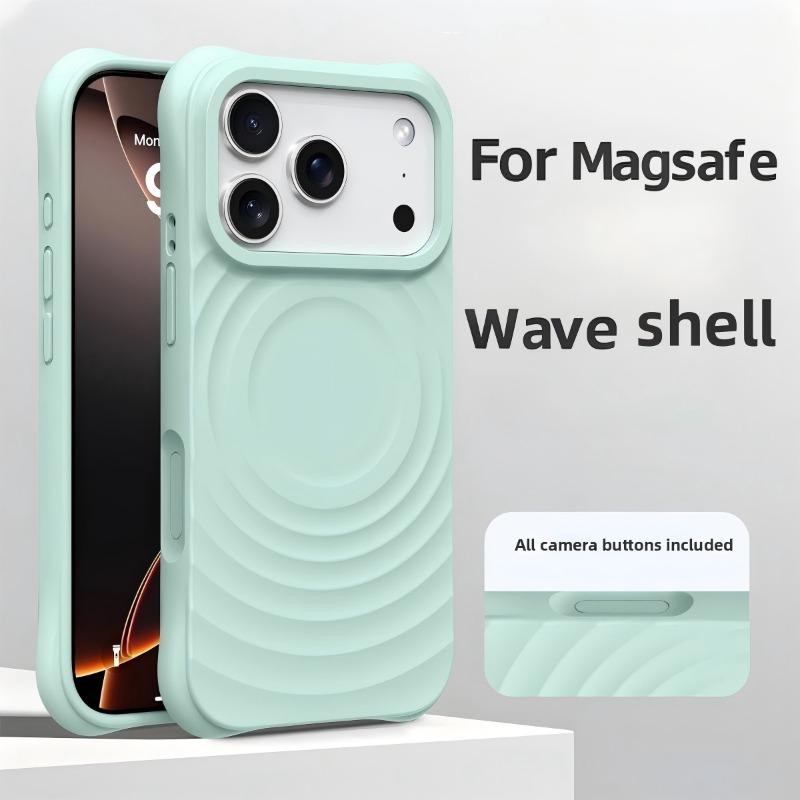 Liquid Silicone Magnetic Phone Case - غطاء سيليكون سائل جديد رسمي بتصميم