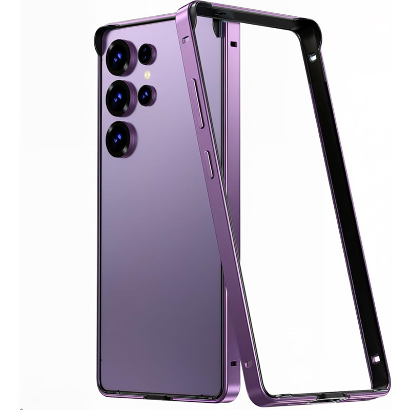 Metal Bumper Aluminum Frame Case - غطاء هاتف معدني بإطار من سبائك