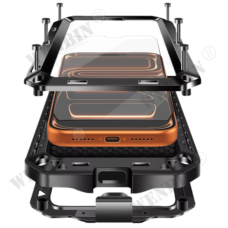 Heavy Duty 360 Full Body Protective Case - غطاء فاخر شديد التحمل لهواتف آيفون