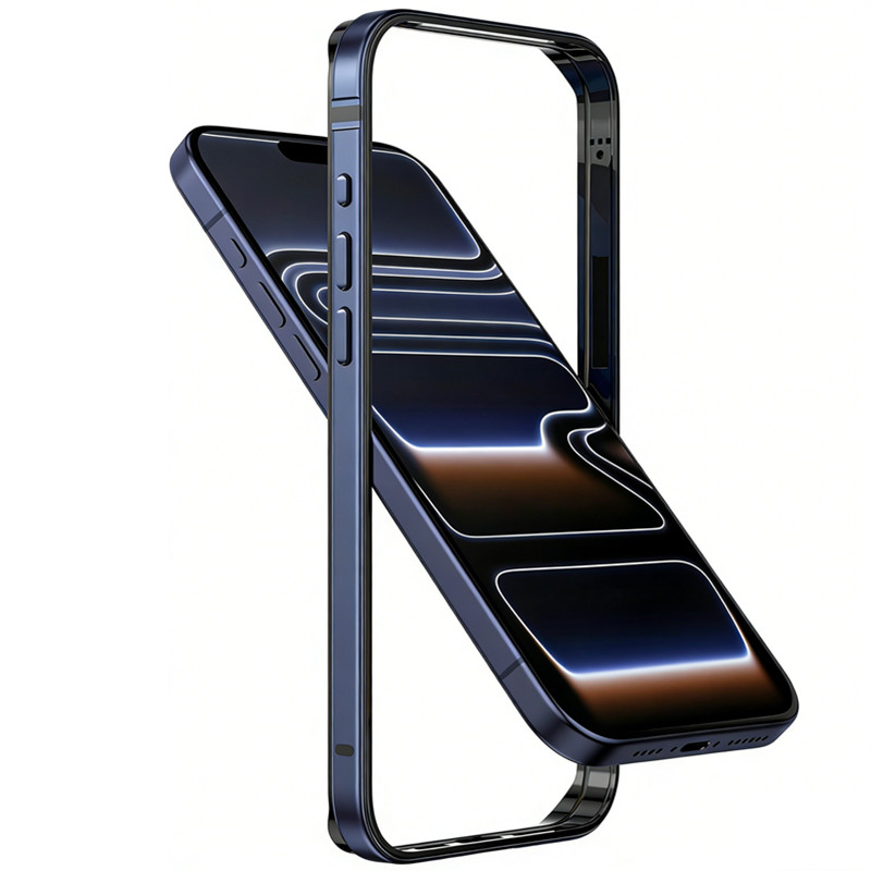 Metal Bumper Aluminum Frame Case - غطاء حماية نحيف من الألومنيوم لهواتف