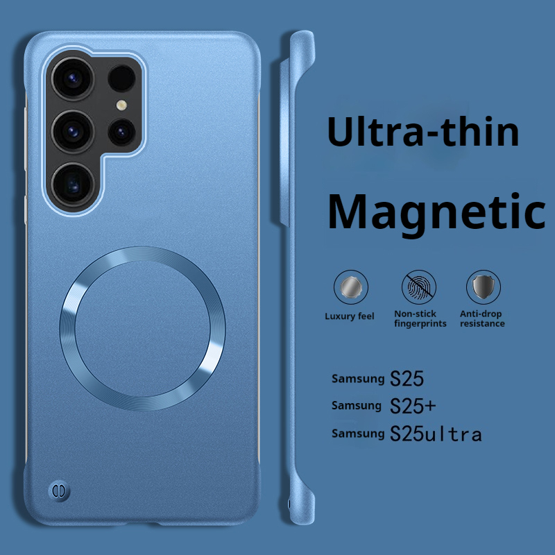 Ultra Thin Frameless Phone Cover - حافظة هاتف مغناطيسية رفيعة للغاية بدون
