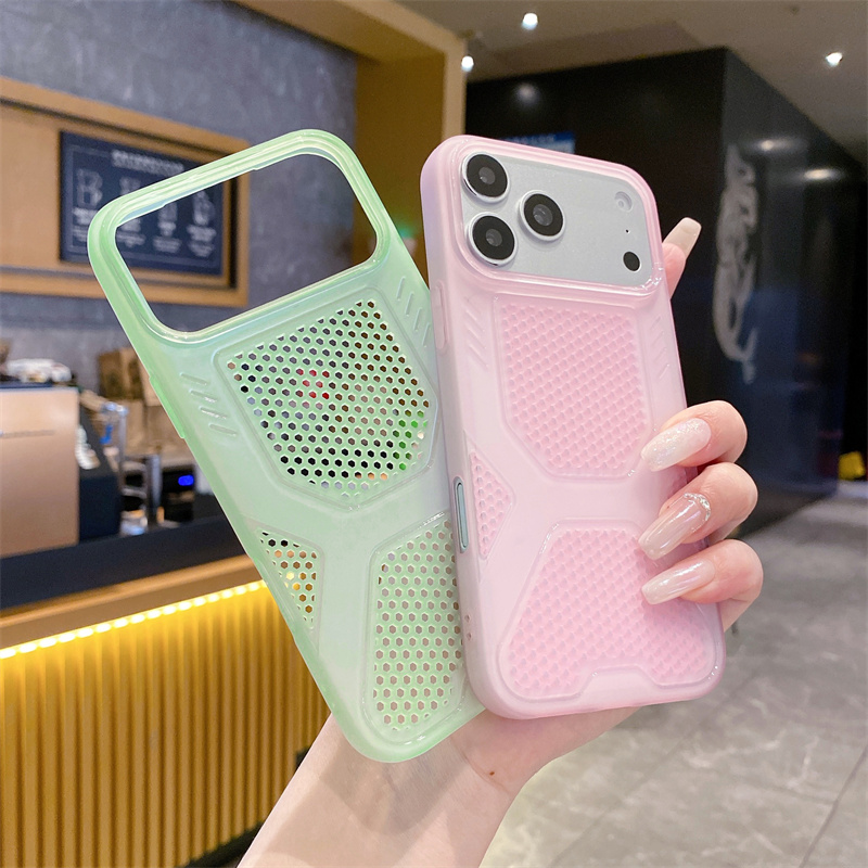 Heat Dissipation Mesh Breathable Case - غطاء هاتف شبكي لتبديد الحرارة من