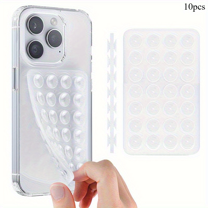 Phone Stands - 10 قطع حامل هاتف سيليكون مزدوج
