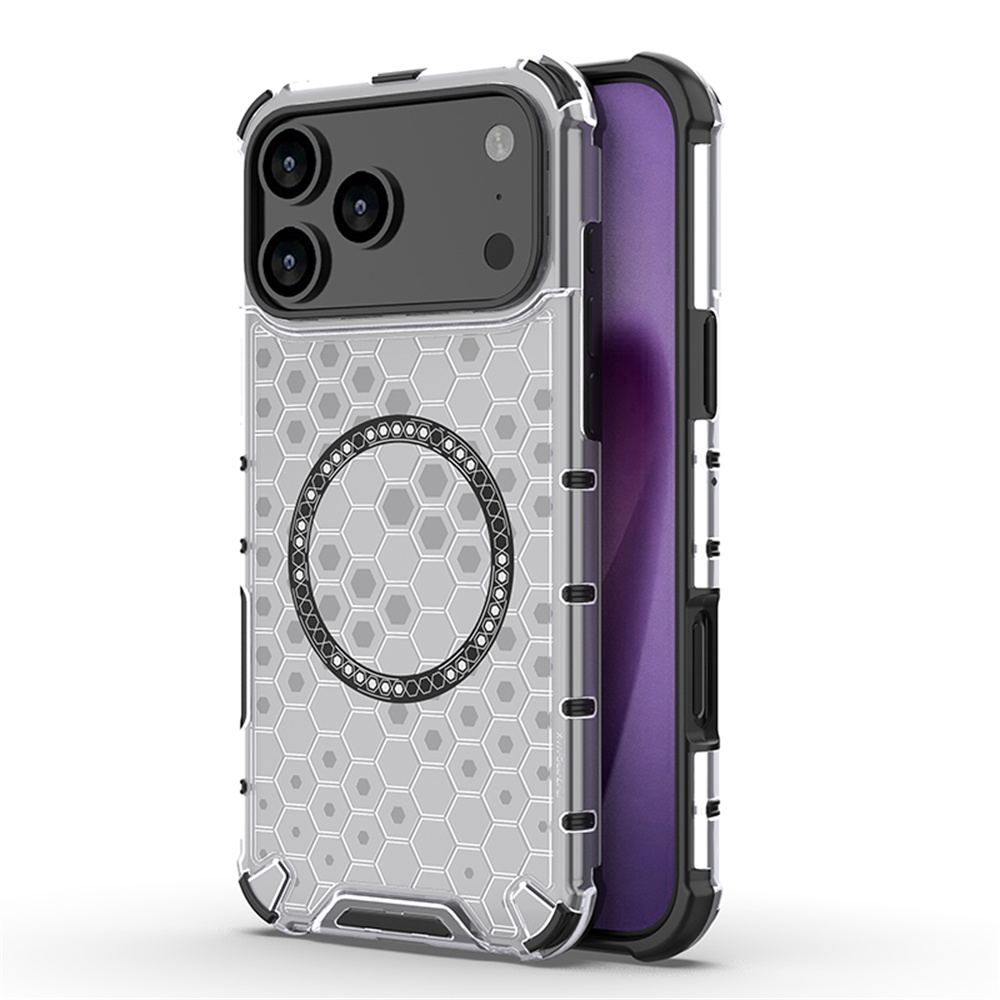 Clear Shockproof Bumper Case - حافظة مغناطيسية فاخرة شفافة على شكل
