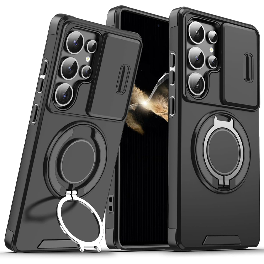 Heavy Duty 360 Full Body Protective Case - غطاء هاتف مغناطيسي مقاوم للصدمات مع