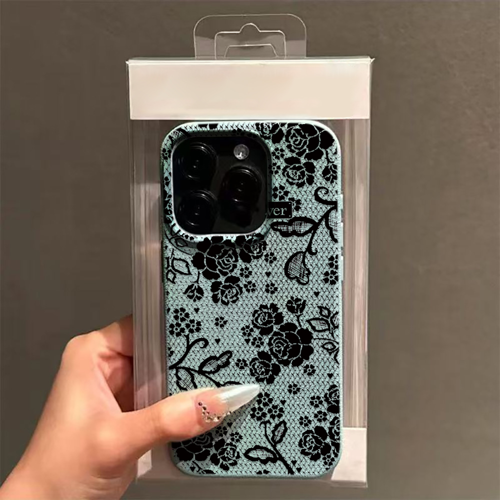 غطاء هاتف أنيق من مادة TPU الن - مراجعة Vintage Floral Pattern Soft Case وسعره