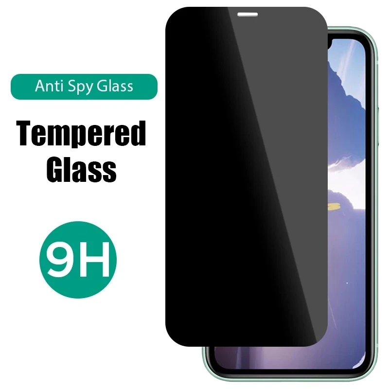 حافظة من الزجاج المقسى المضاد  - مراجعة Anti Spy Privacy Glass Case وسعره