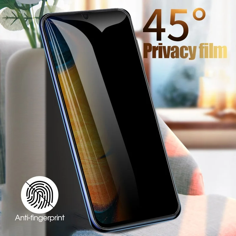 حافظة مضادة للتجسس لهاتف سامسو - مراجعة Anti Spy Privacy Glass Case وسعره