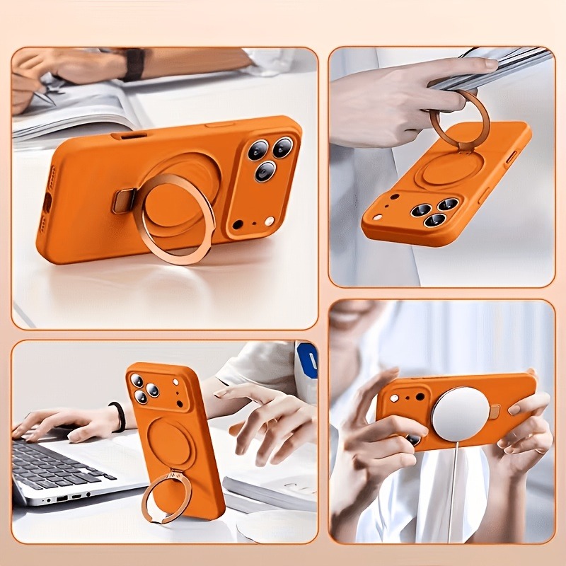 حافظة هاتف من السيليكون السائل - مراجعة Liquid Silicone Magnetic Phone Case وسعره