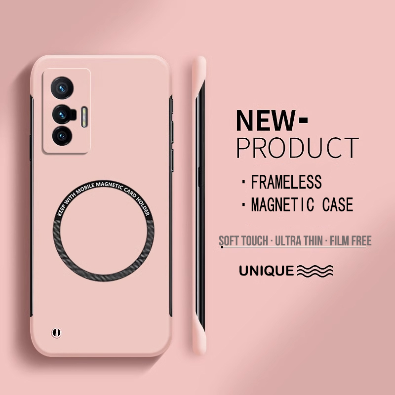 رقيقة جدا الصلب PC المغناطيسي  - مراجعة Ultra Thin Frameless Phone Cover وسعره