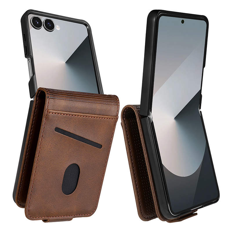 حافظة هاتف جلدية مع حامل بطاقا - مراجعة Leather Wallet Card Holder Phone Cover وسعره