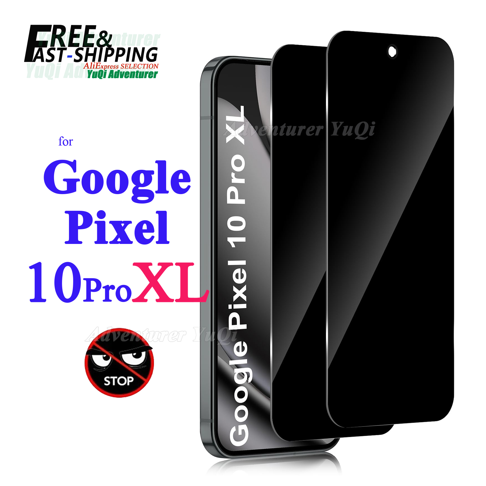 واقي شاشة مضاد للتجسس لهاتف Go - مراجعة Anti Spy Privacy Glass Case وسعره