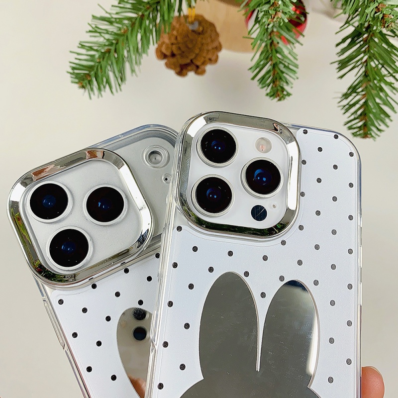 غطاء هاتف فاخر بمرآة مكياج وتص - مراجعة Cute Cartoon Wrist Strap Silicone Case وسعره