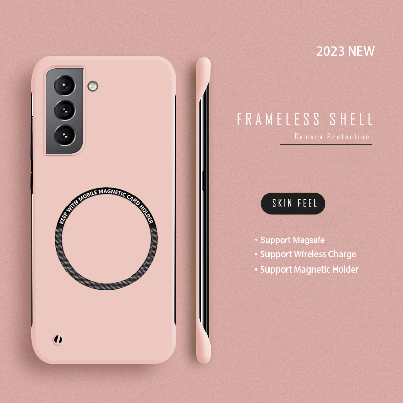 حافظة هاتف مغناطيسية صلبة بدون - مراجعة Ultra Thin Frameless Phone Cover وسعره