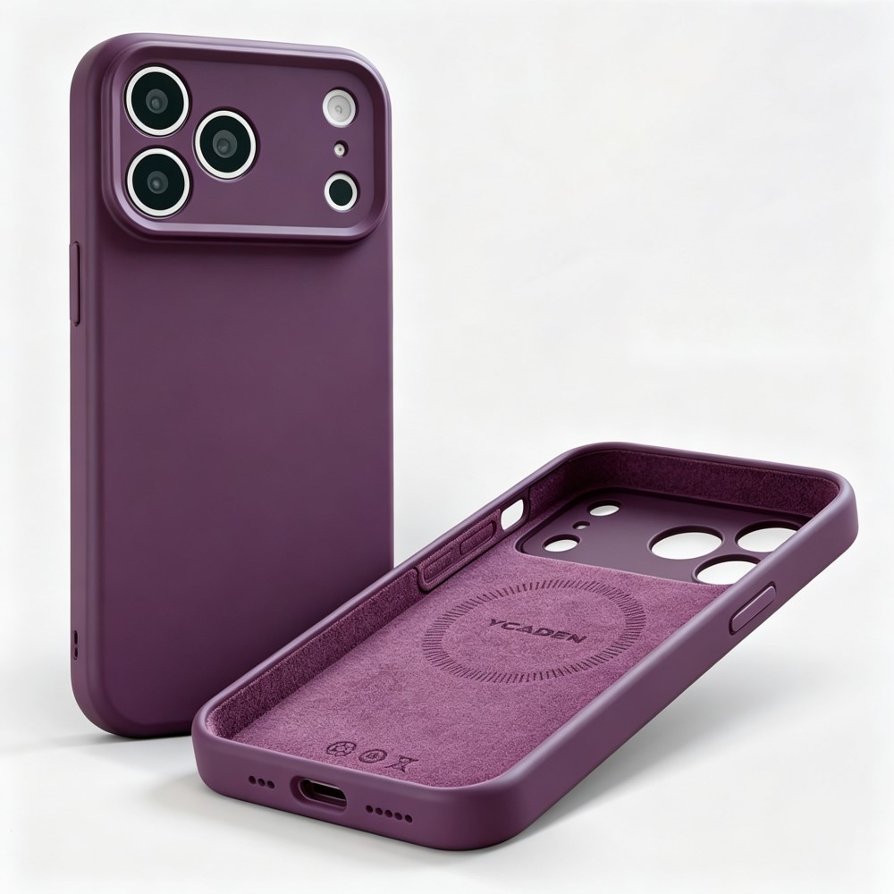 غطاء سيليكون سائل فاخر مغناطيس - مراجعة Liquid Silicone Magnetic Phone Case وسعره