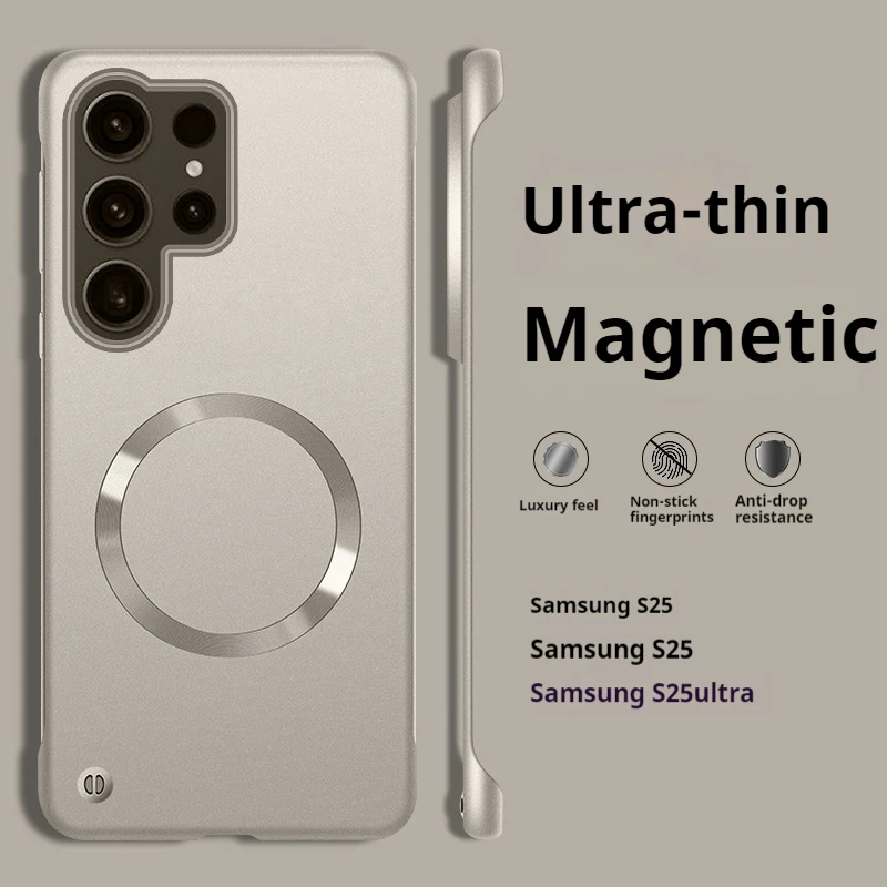 حافظة هاتف مغناطيسية رفيعة للغ - مراجعة Ultra Thin Frameless Phone Cover وسعره