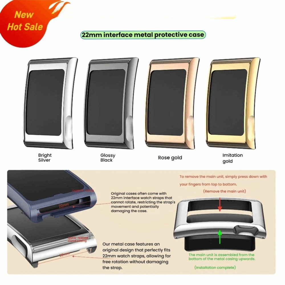 إكسسوارات ساعة عالية الجودة بإ - مراجعة Metal Bumper Aluminum Frame Case وسعره