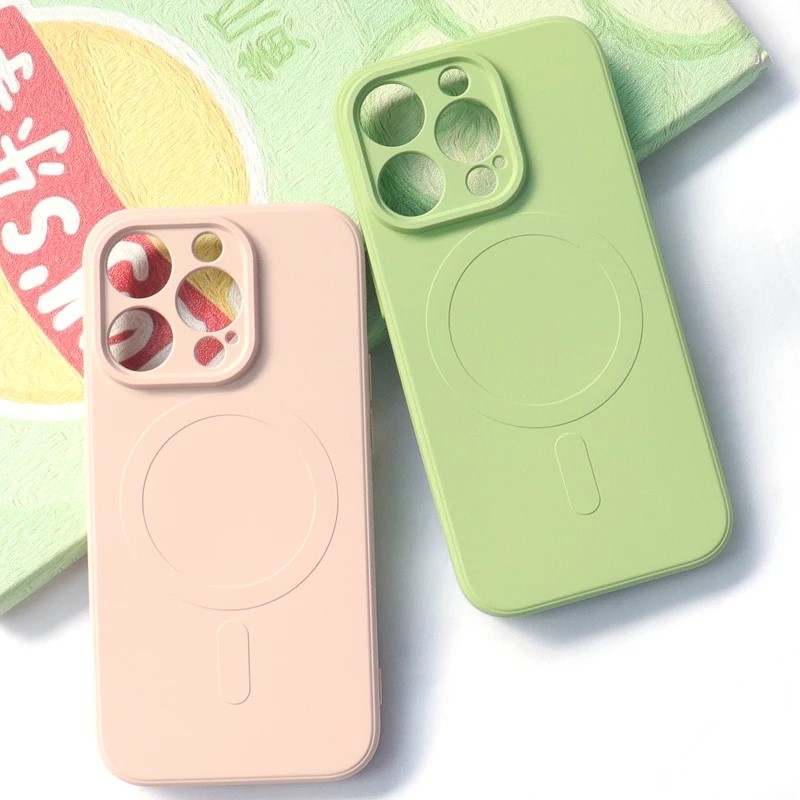 غطاء سيليكون سائل لهواتف آيفون - مراجعة Liquid Silicone Magnetic Phone Case وسعره
