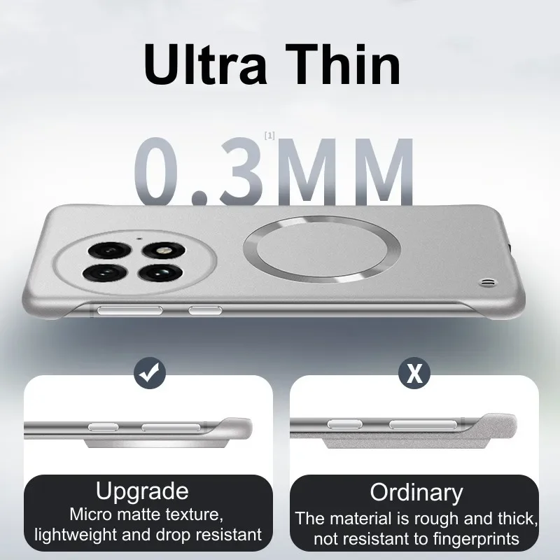 حافظة هاتف مغناطيسية فاخرة رفي - مراجعة Ultra Thin Frameless Phone Cover وسعره