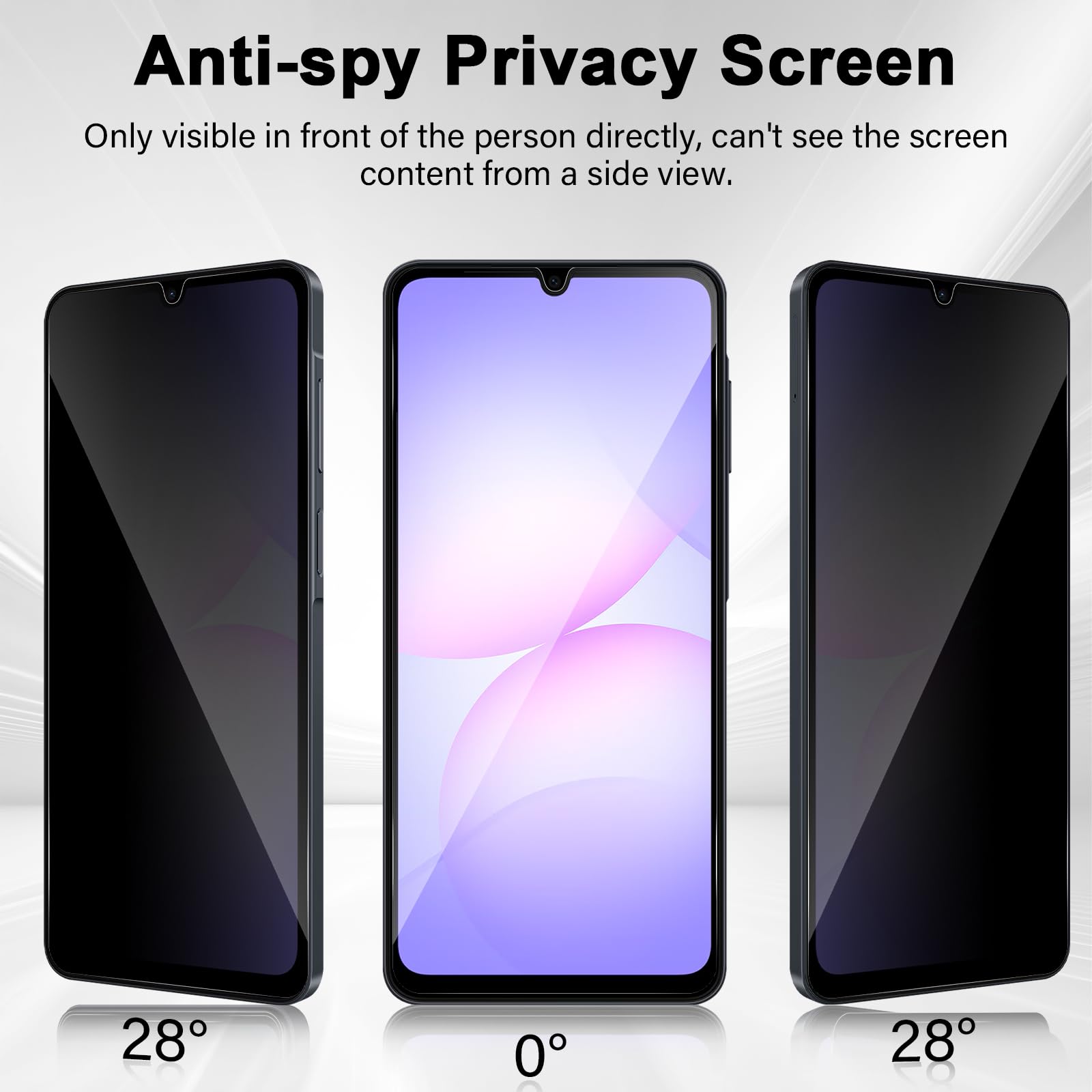 واقي شاشة مضاد للتجسس لهاتف سا - مراجعة Anti Spy Privacy Glass Case وسعره