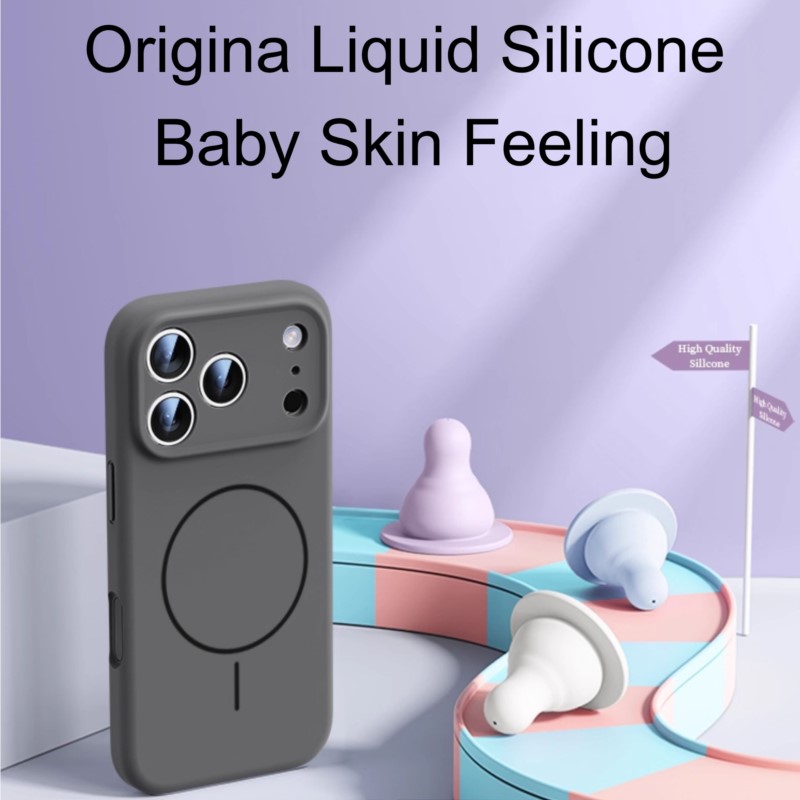 غطاء سيليكون سائل فاخر لهواتف  - مراجعة Liquid Silicone Magnetic Phone Case وسعره