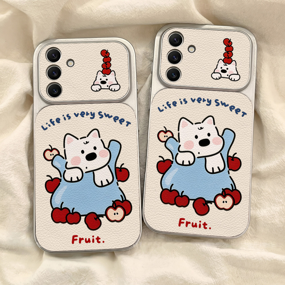 غطاء هاتف لطيف بتصميم كلب كرتو - مراجعة Cute Cartoon Wrist Strap Silicone Case وسعره