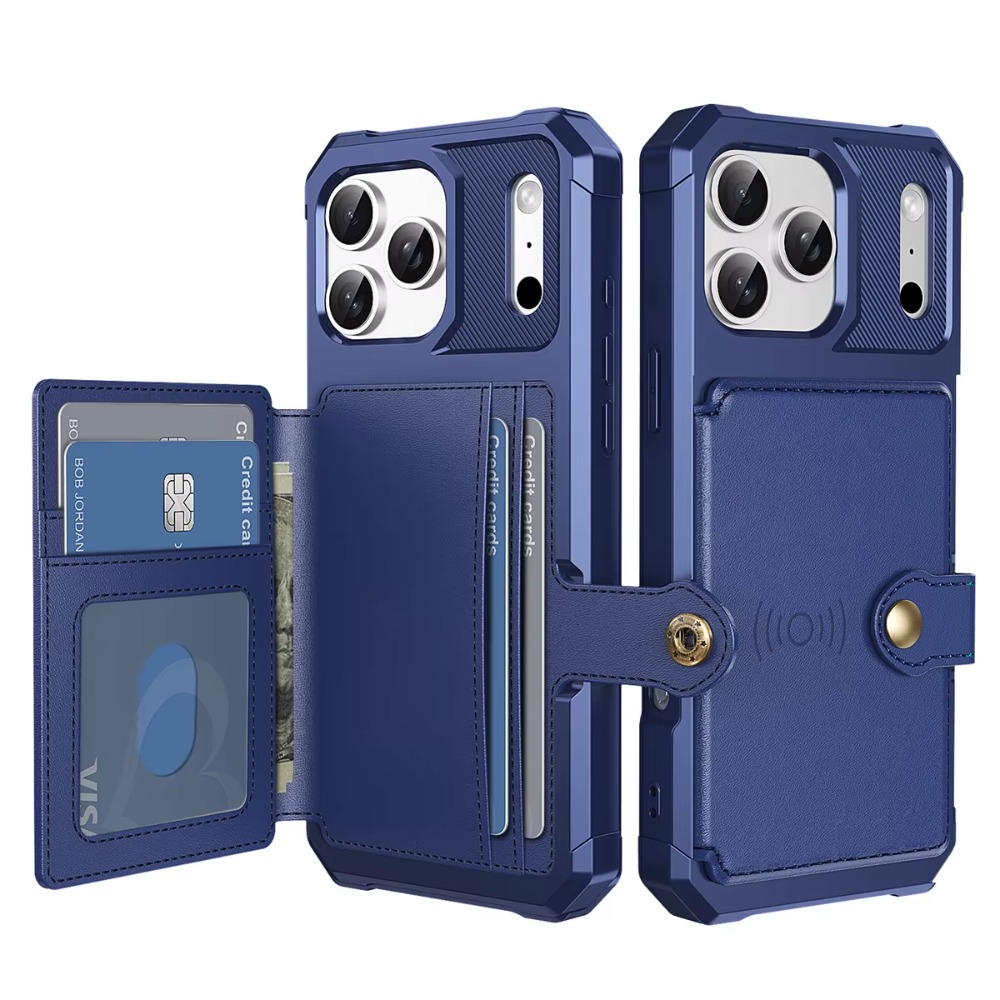 حافظة هاتف مع حامل بطاقات لآيف - مراجعة Leather Wallet Card Holder Phone Cover وسعره