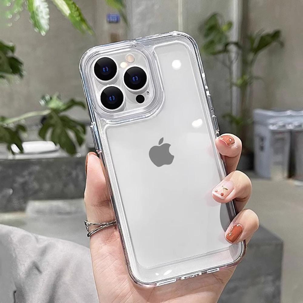 غطاء هاتف فاخر لـ iPhone 15 8  - مراجعة Clear Shockproof Bumper Case وسعره