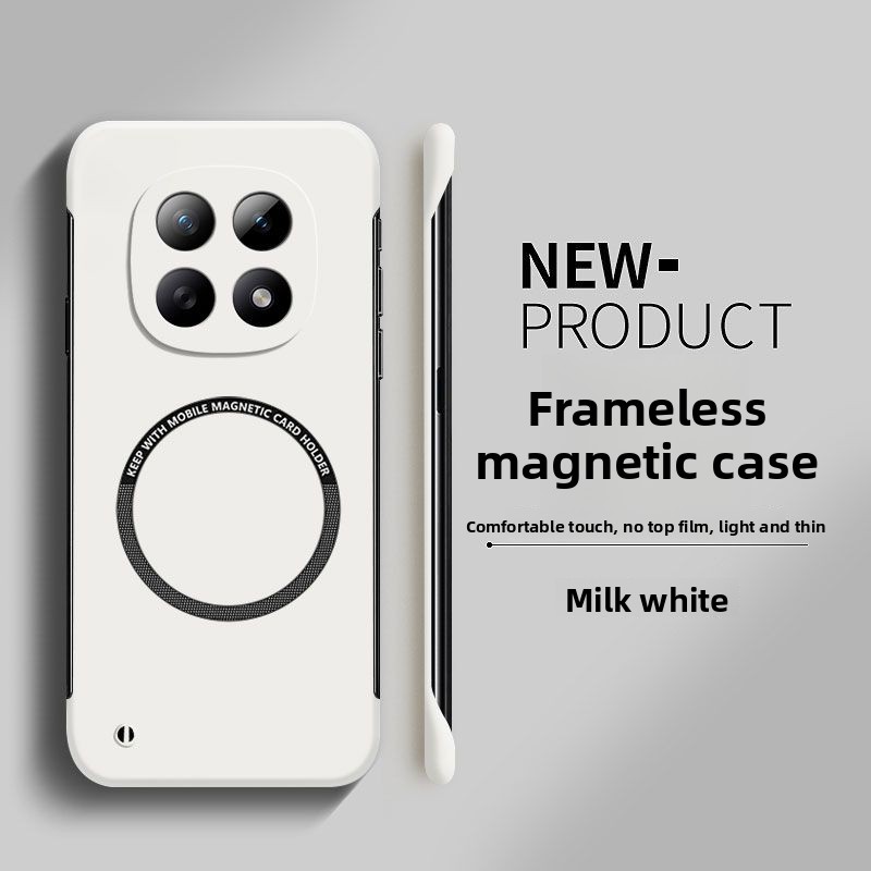 رقيقة جدا PC فرملس المغناطيسي  - مراجعة Ultra Thin Frameless Phone Cover وسعره