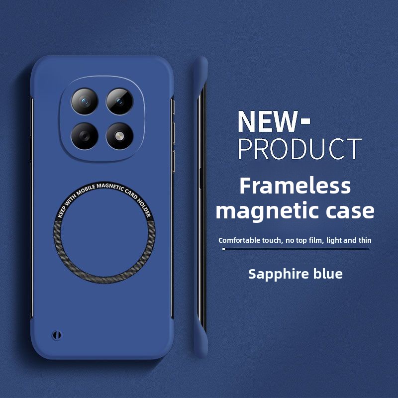 رقيقة جدا PC فرملس المغناطيسي  - مراجعة Ultra Thin Frameless Phone Cover وسعره