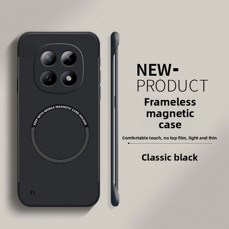 رقيقة جدا PC فرملس المغناطيسي  - مراجعة Ultra Thin Frameless Phone Cover وسعره