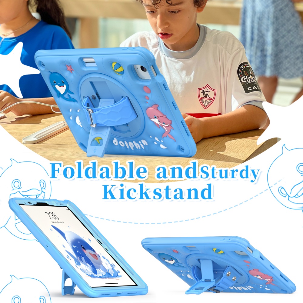 غطاء حماية لطيف للأطفال لجهاز  - مراجعة Cute Cartoon Wrist Strap Silicone Case وسعره