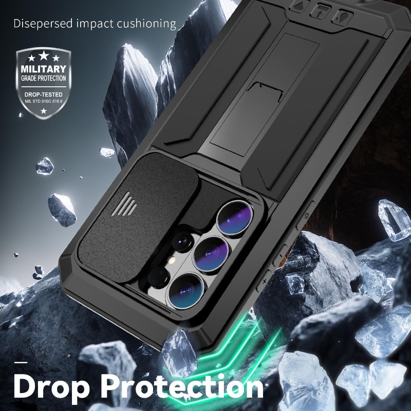 غطاء حماية معدني متين لهواتف س - مراجعة Heavy Duty 360 Full Body Protective Case وسعره