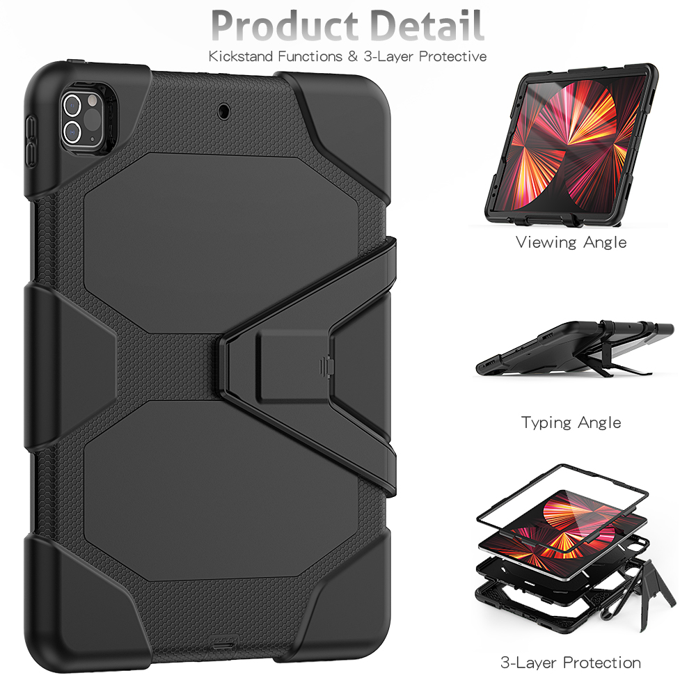 حافظة للآي باد متينة التحمل لأ - مراجعة Heavy Duty 360 Full Body Protective Case وسعره