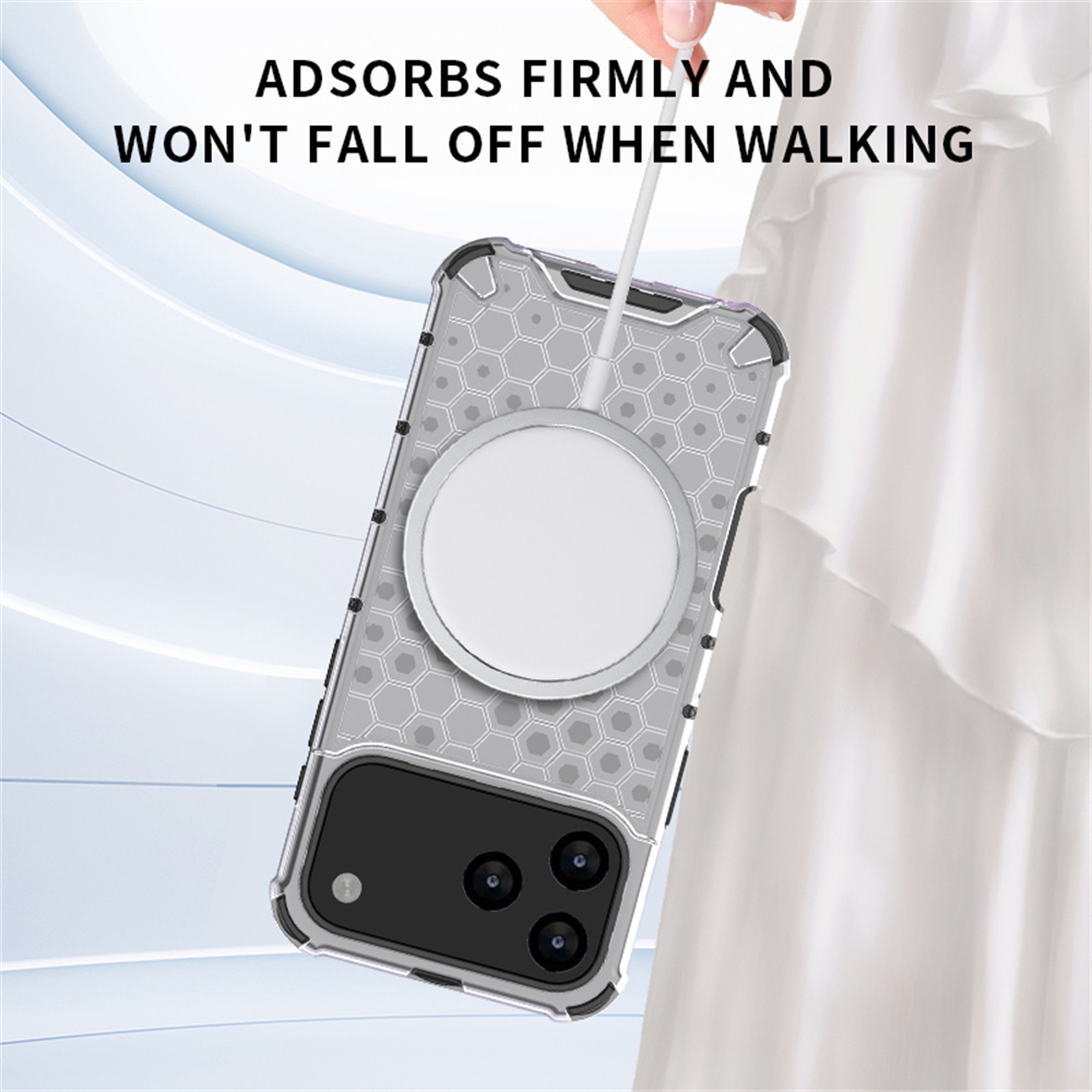 حافظة مغناطيسية فاخرة شفافة عل - مراجعة Clear Shockproof Bumper Case وسعره