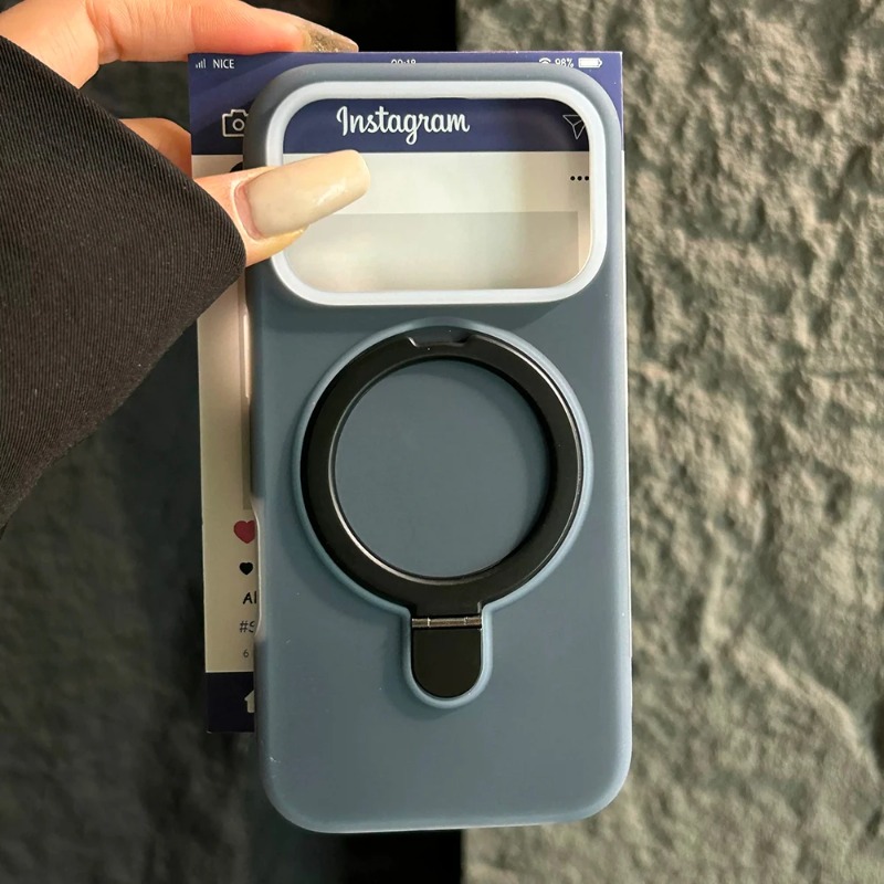 غطاء هاتف من السيليكون السائل  - مراجعة Liquid Silicone Magnetic Phone Case وسعره