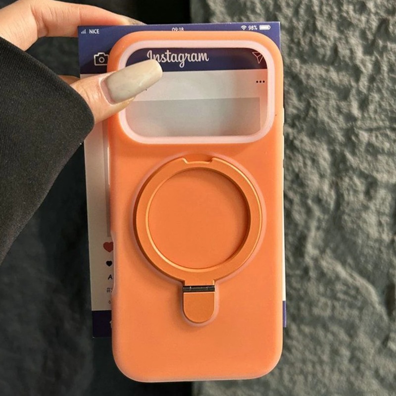 غطاء هاتف من السيليكون السائل  - مراجعة Liquid Silicone Magnetic Phone Case وسعره