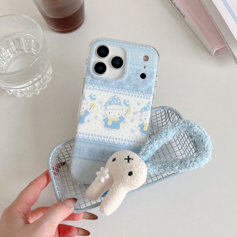 غطاء هاتف لطيف بتصميم ميفي ونق - مراجعة Cute Cartoon Wrist Strap Silicone Case وسعره