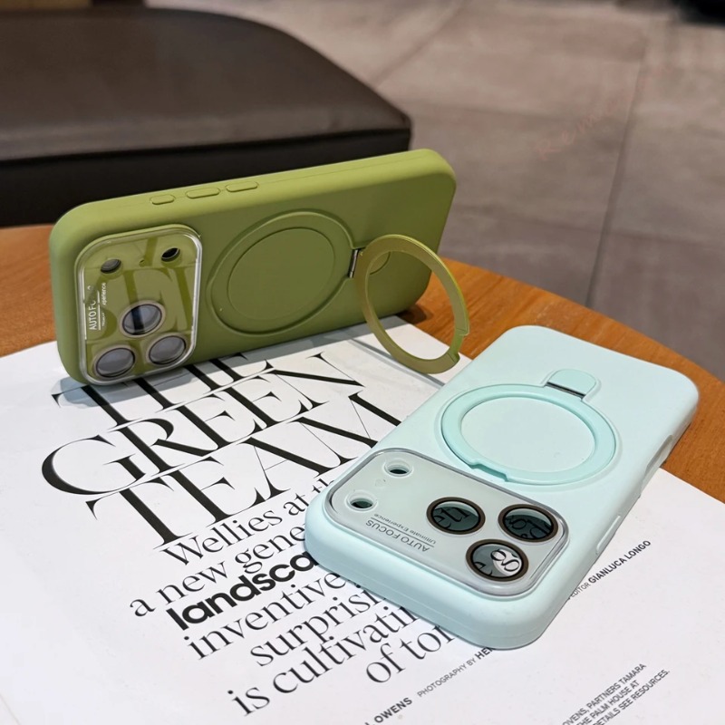 غطاء هاتف رسمي من السيليكون ال - مراجعة Liquid Silicone Magnetic Phone Case وسعره
