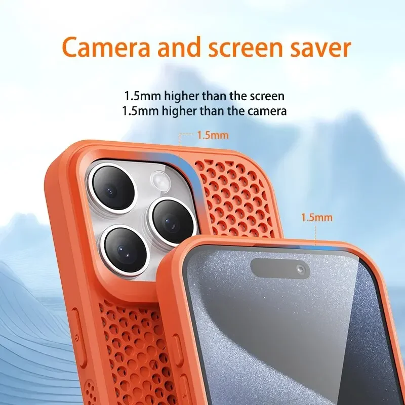 تبريد تبديد الحرارة ل Magsafe  - مراجعة Heat Dissipation Mesh Breathable Case وسعره