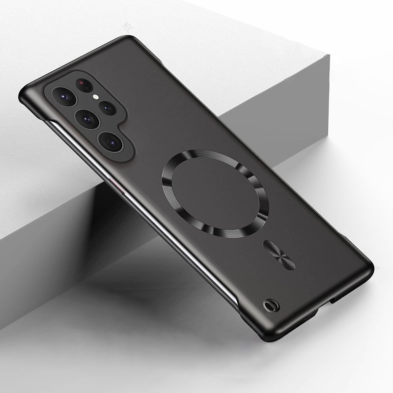 غطاء هاتف مغناطيسي رفيع بدون إ - مراجعة Ultra Thin Frameless Phone Cover وسعره