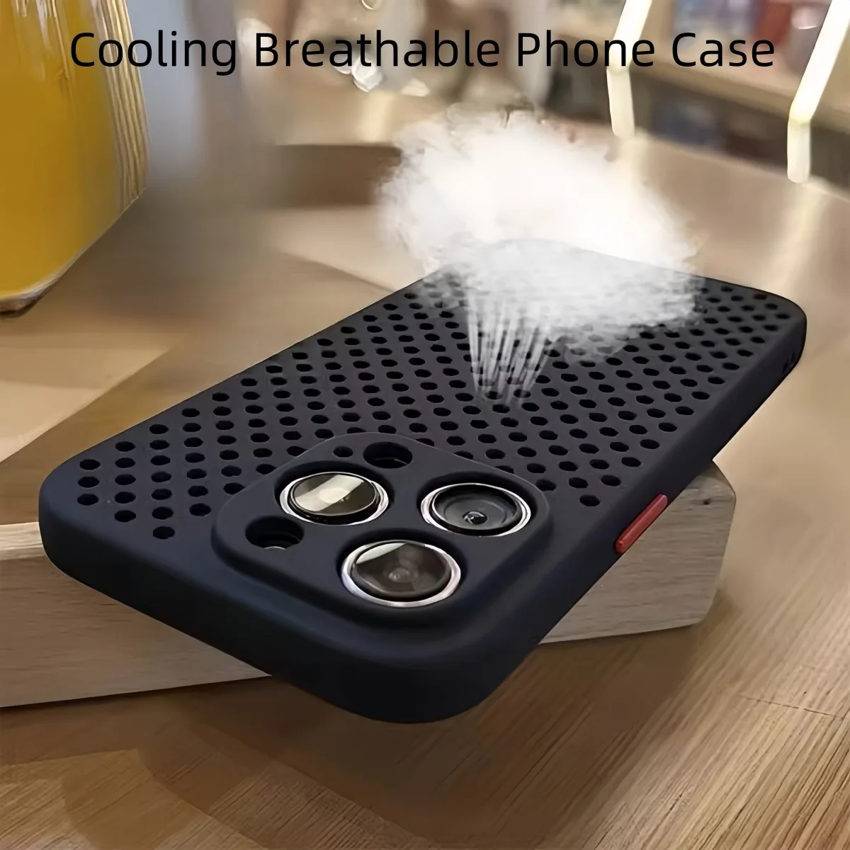 جراب هاتف تبريد بتشتيت الحرارة - مراجعة Heat Dissipation Mesh Breathable Case وسعره