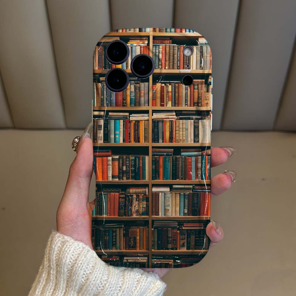 غطاء هاتف بنمط كومة كتب عتيق ل - مراجعة Vintage Floral Pattern Soft Case وسعره