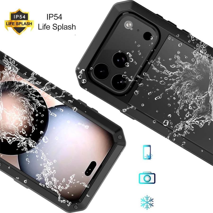 غطاء هاتف معدني متين مع واقي ش - مراجعة Heavy Duty 360 Full Body Protective Case وسعره