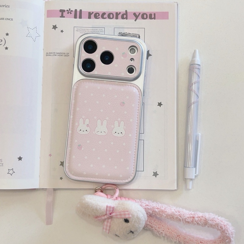 جراب هاتف جلدي بتصميم كرتوني ل - مراجعة Cute Cartoon Wrist Strap Silicone Case وسعره